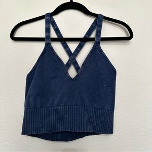 Free people movement women’s size medium/large M/L good karma crop top seamless